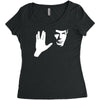 spock star trek leonard nimoy tribute Women's Triblend Scoop T-shirt