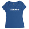 boss new Women's Triblend Scoop T-shirt