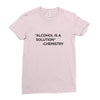 Alcohol Is A Solution Ladies Fitted T-Shirt