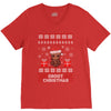 groot christmas V-Neck Tee