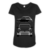 classic mini, ideal birthday gift or birthday present Maternity Scoop Neck T-shirt