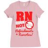 refreshments and narcotics Ladies Fitted T-Shirt