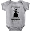 Princesses Are Born in September Yes I'm a Princess Baby Bodysuit