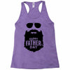 happy father's day Racerback Tank