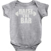 raise the bar Baby Onesie