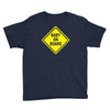baby on board bumper sticker decal safety cute funny Youth Tee