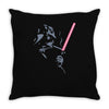 banksy cool darth Throw Pillow