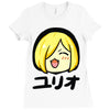 yuri on ice happy Ladies Fitted T-Shirt