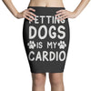 pet dog ladies slogan Pencil Skirts