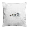 evolution of espionage Throw Pillow