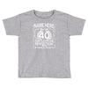 40th birthday Toddler T-shirt
