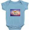 Orange cat Baby Bodysuit