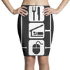v2 eat sleep computer mouse Pencil Skirts