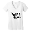 bat (2) Women's V-Neck T-Shirt