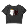purr evil Crop Top