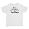 Dear Parents Tag You're It Love Teachers Women's Youth Tee