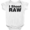 i shoot raw Baby Onesie