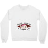 August Peeking Out Baby Girl Crewneck Sweatshirt
