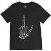 skeleton hand V-Neck Tee