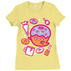 donut ghost baking Ladies Fitted T-Shirt