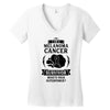 I am a Melanoma Cancer Survivor - What's Your Superpower? Women's V-Neck T-Shirt