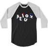 vowel party time 3/4 Sleeve Shirt