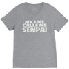my uke calls me senpai V-Neck Tee