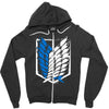 wings of freedom Zipper Hoodie