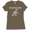 save gas run Ladies Fitted T-Shirt