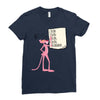 pink panther list Ladies Fitted T-Shirt