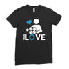 portal true love   aperture lab video gamer teleport online pc goal te Ladies Fitted T-Shirt