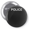 police Pin-back button