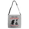 Pray for Las Vegas, Route 91 Harvest 2017 Adjustable Strap Totes