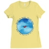 Angel (a235) Ladies Fitted T-Shirt