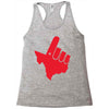 gun 'em down Racerback Tank
