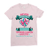Thyroid Cancer Warrior Ladies Fitted T-Shirt