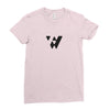 w clam Ladies Fitted T-Shirt
