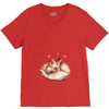 Baby Fox Belly V-Neck Tee