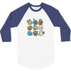 school friends 3/4 Sleeve Shirt