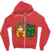 scaredy cats Zipper Hoodie