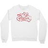 love red Crewneck Sweatshirt