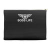 boss life hip hop music rick ross maybach cool dope mens tshirt black Accessory Pouches