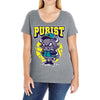 angry bull Ladies Curvy T-Shirt