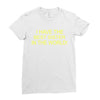 best sister crazy scary Ladies Fitted T-Shirt