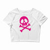 pink pirate Crop Top