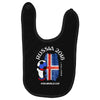 iceland national team youth 2018 fifa world cup Baby Bibs