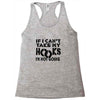 if i can't take my hooks.. Racerback Tank