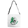 never stop fighting Adjustable Strap Totes