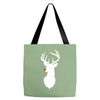 deer skull christmas Tote Bags
