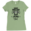sorry this guy is already taken by a super sexy  june girl Ladies Fitted T-Shirt
